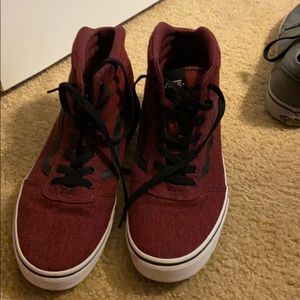 Burgundy Vans